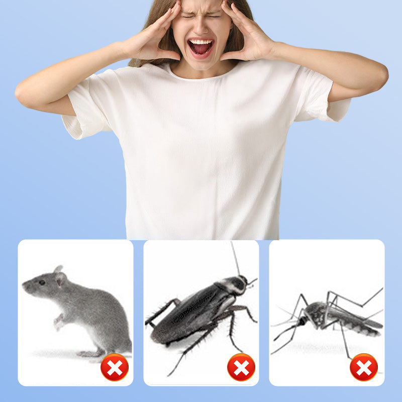 🔥 LAST DAY PROMOTION - 50%OFF 🔥🦟 Multi-Functional Ultrasonic Silent Pest & Insect Repeller