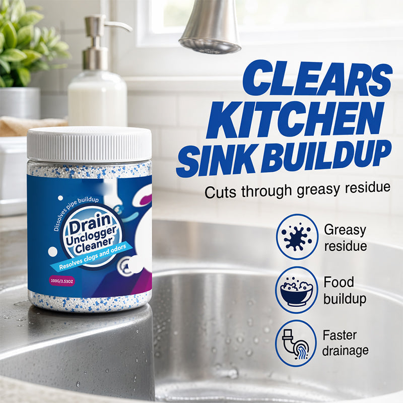 📢📢40% OFF !! ⏰Fast-Acting Pipe Drain Cleaner Powder