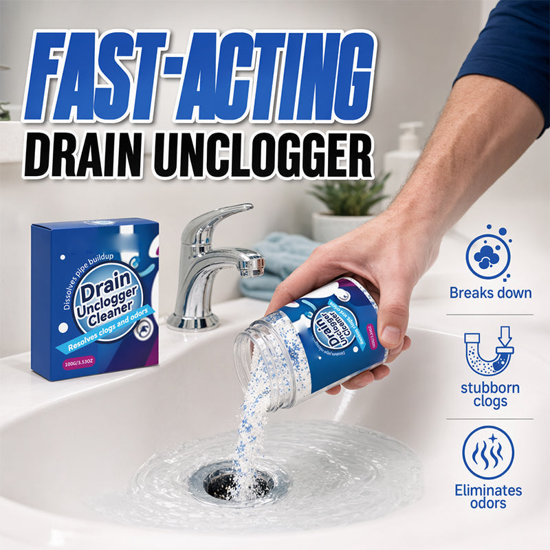 📢📢40% OFF !! ⏰Fast-Acting Pipe Drain Cleaner Powder