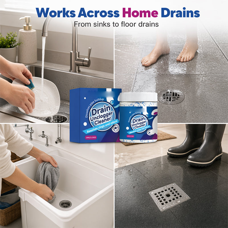 📢📢40% OFF !! ⏰Fast-Acting Pipe Drain Cleaner Powder